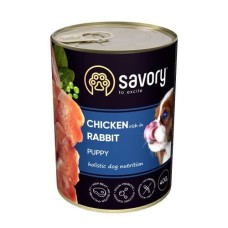 Savory Dog All breeds Puppy Rabbit Chicken для цуценят з куркою та кроликом 400 г