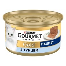 Gourmet Gold для кошек паштет с тунцом 85г*24шт