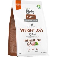 Brit Care Hypoallergenic Weight Loss Rabbit гипоаллергенный для собак с кроликом 3 кг