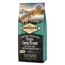 Carnilove Fresh Carp & Trout для взрослых собак всех пород с карпом и форелью 12 кг