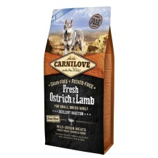 Carnilove Small Breed Ostrich Lamb для собак з м'ясом страуса та ягняти 6 кг