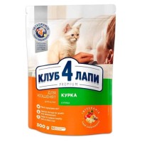 Клуб 4 Лапы Premium Kittens Chicken 300 г сухой корм для котят с курицей