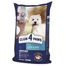 Клуб 4 Лапы Premium Small Breeds Lamb для собак с ягненком 14 кг