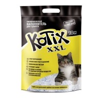 Наполнитель силикагелевый Kotix (Котикс) для кошачьего туалета 10 л