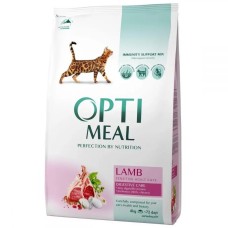 Optimeal Lamb Sensitive для кішок з чутливим травленням, з ягнятком 4 кг