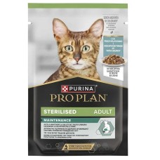 Purina Pro Plan Sterilised кусочки в желе с океанической рыбой 85 г