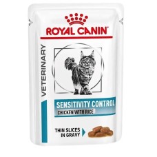Royal Canin Sensitivity Control Pouches для кошек при пищевых аллергиях 12х85 г