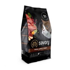 Savory Sensitive Digestion Fresh Lamb Turkey для котів з ягнятком 400 г