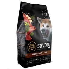 Savory Large Breed Turkey Lamb для великих собак з ягнятком 3 кг