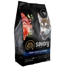 Savory Junior Large Turkey Chicken для цуценят великих порід з куркою 3 кг