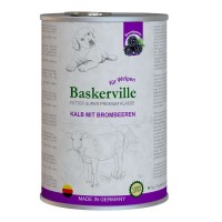 Baskerville Super Premium Kalb Mit Brombeerenе телятина и ежевика для щенков 800 г