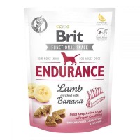 Лакомство Brit Care Endurance для поддержания формы у собак с ягненком и бананом 150 г