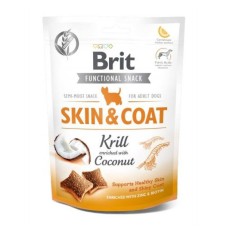 Лакомство Brit Care Skin Coat для поддержания здоровья кожи и шерсти у собак 150 г