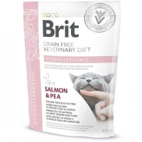 Brit VD Cat Hypoallergenic 400 г сухий корм для кішок з лососем