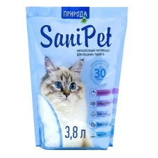 Наполнитель силикагелевый Sani Pet для кошачьего туалета 3.8 л