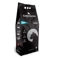 Бентонитовый наполнитель Catmania для кошек марсельское мыло, бирюзовые гранулы 5л, 4.25кг