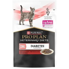 Purina Pro Plan Veterinary Diets DM Diabetes Managment для котів у соусі з яловичиною 10х80 г
