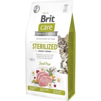 Brit Care GF Sterilised Immunity Support Pork для стерилизованных кошек со свининой 400 г