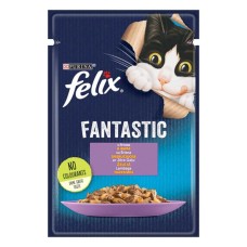 Влажный корм для кошек Felix Fantastic Lamb с ягненком 26*85 г