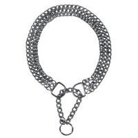 Ошейник Trixie Semi-Choke Chain для собак трехрядный хромированный, 60 см (2268)