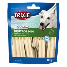 Лакомство Trixie Dentros Mini для собак жевательное, с курицей, 60 г (31773)