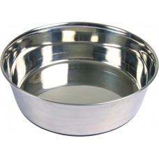 Миска Trixie Stainless Steel Bowl для собак, нержавеющая сталь, резиновое основание, 1 л (25072)