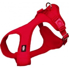 Шлея Trixie Comfort Soft Touring Harness для собак нейлоновая, 25-35 см красная (16243)
