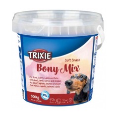 Лакомства Trixie TX-31496 Soft Snack Bony Mix для собак с индейкой и говядиной, 500 г
