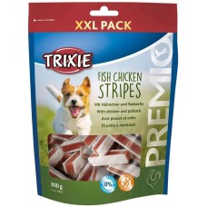 Лакомство для собак Trixie Premio Chicken and Pollock Stripes XXL Pack с курицей и рыбой 300 г (31803)