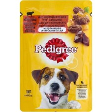 Pedigree Сhicken павук для собак з яловичиною та печінкою в желе 24*100 г