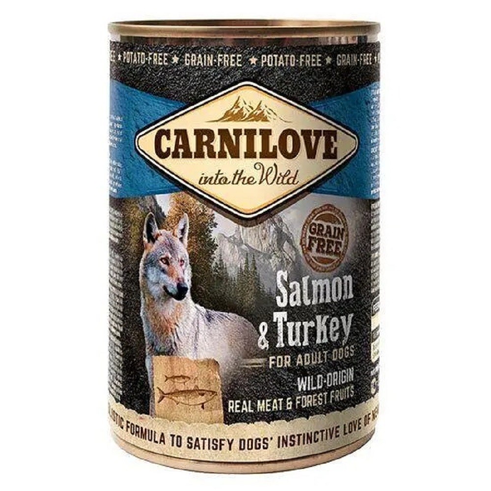 Влажный корм Carnilove Salmon Turkey для собак с лососем и индейкой 400 г (100132)
