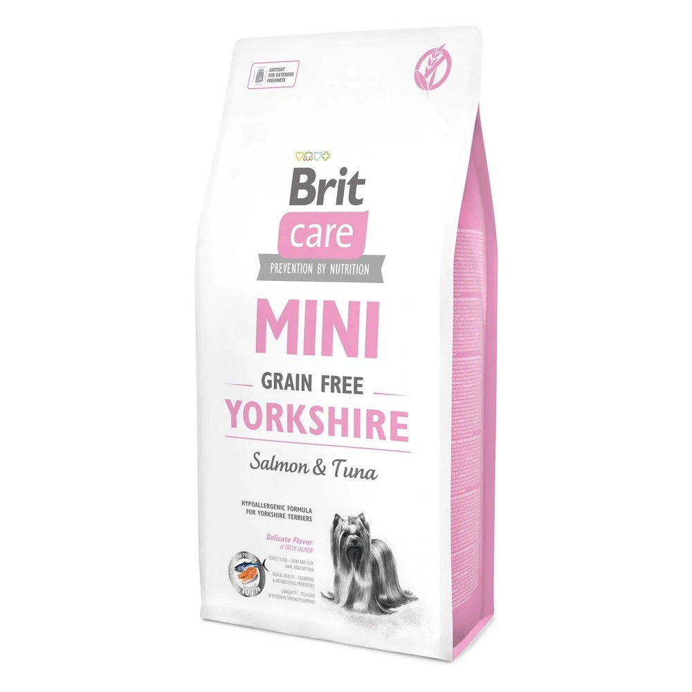 Brit Care Mini GF Yorkshire для собак з лососем та тунцем 7 кг