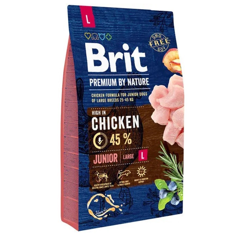 Brit Premium Junior Large L для цуценят великих порід з куркою 3 кг