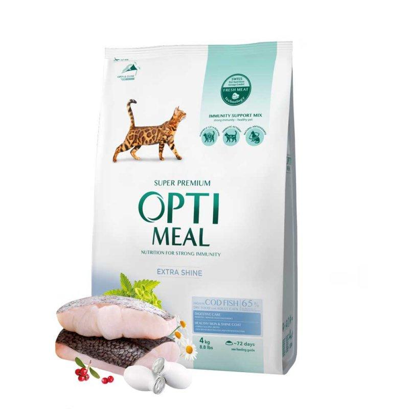 Optimeal Cod Fish для кішок зі смаком тріски 4 кг