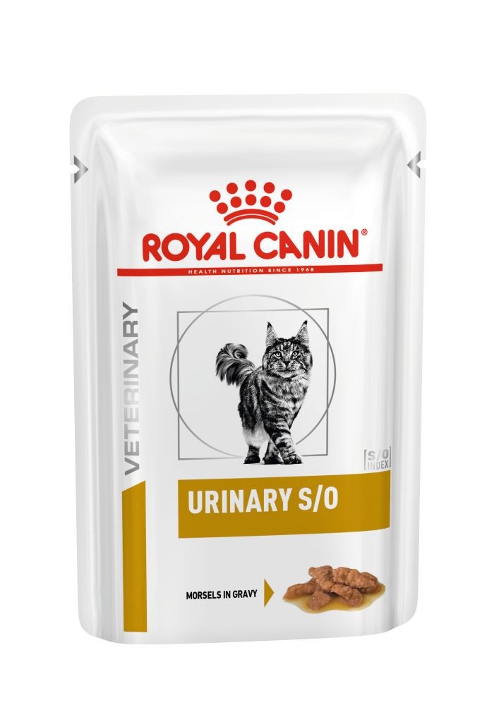 Royal Canin Urinary S/O Feline Pouches gravy в соусе для кошек 12x85 г