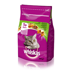 Whiskas для кошек с ягненком 300 г