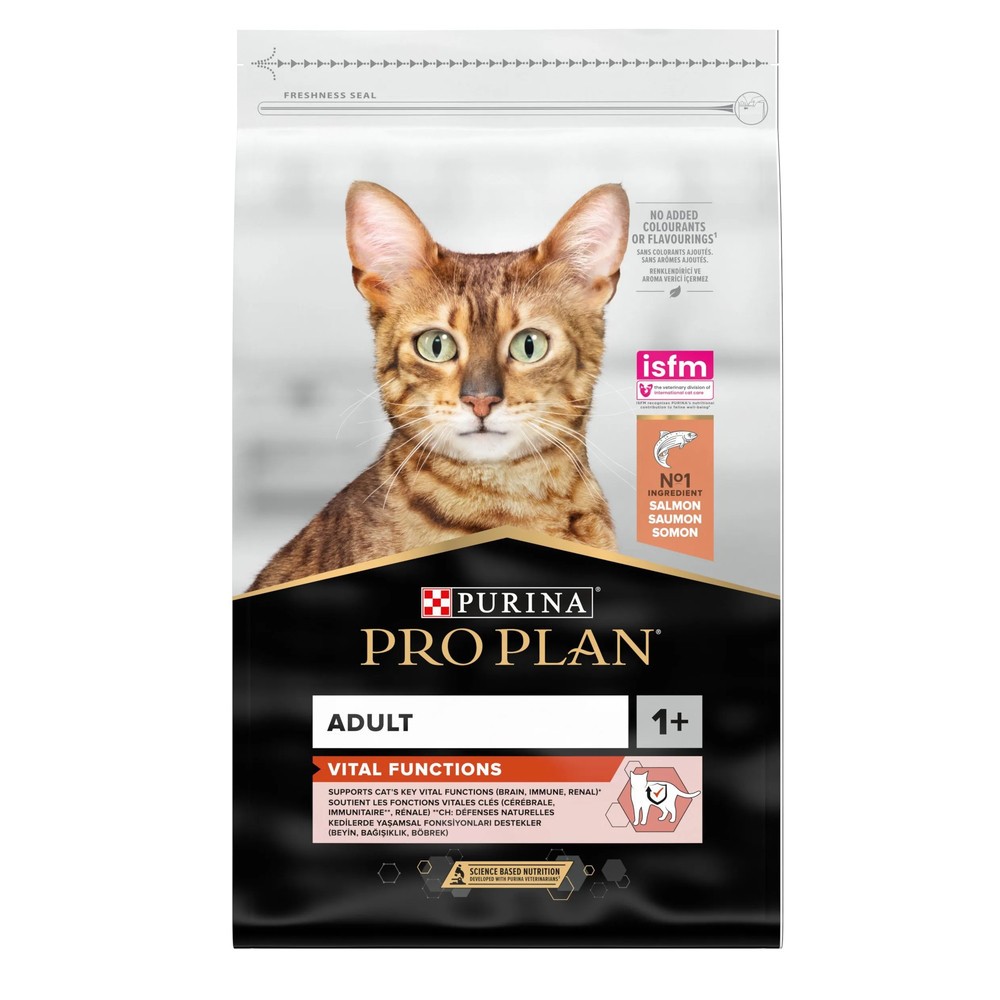 Purina Pro Plan Cat Adult Vital Functions Salmon для кошек с лососем 10 кг