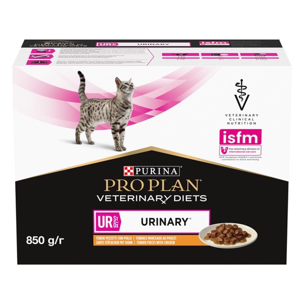 Purina Veterinary Diets UR Urinary Feline для кошек с курицей 80 г