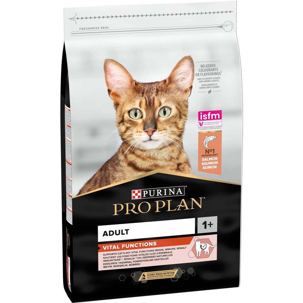 Purina Pro Plan Cat Adult Vital Functions Salmon для кошек с лососем 1.5 кг