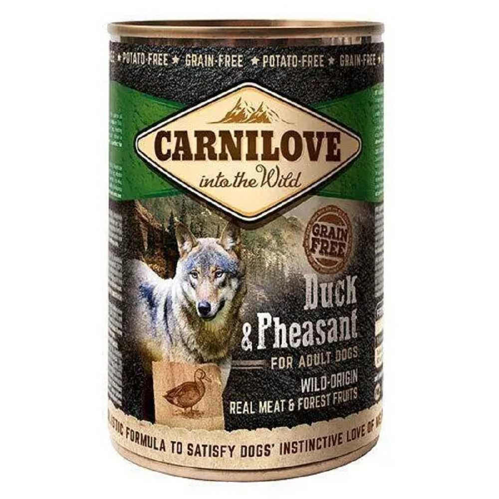 Вологий корм Carnilove Duck Pheasant для собак з качкою та фазаном 400 г (100134)
