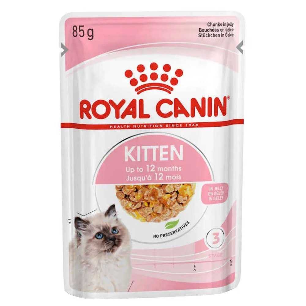 Royal Canin Kitten Instinctive у желе для кошенят 12x85 г