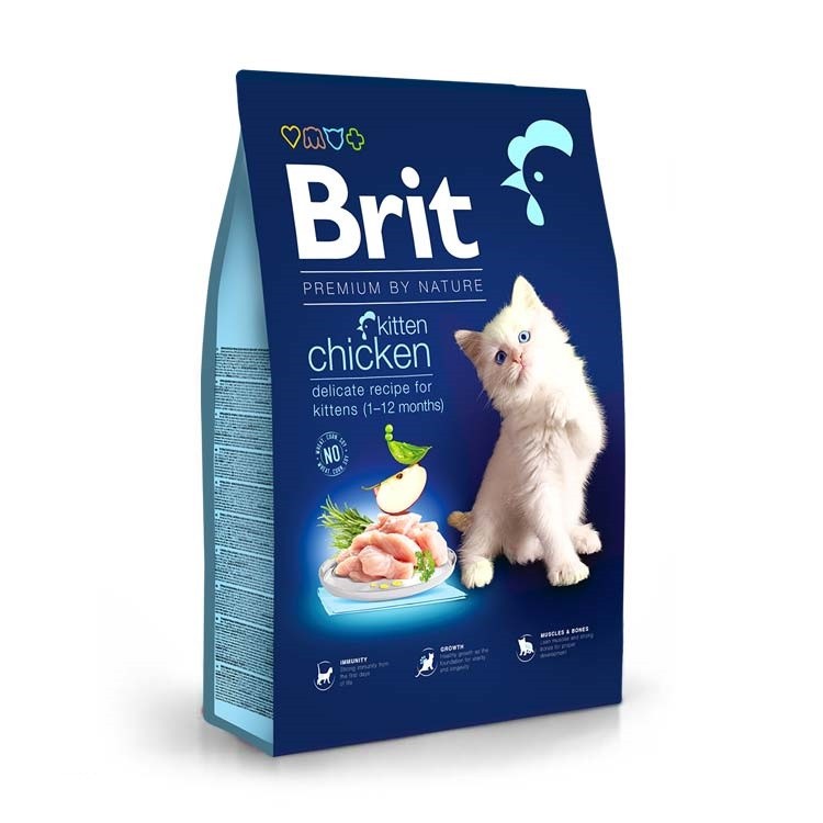 Brit Premium Kitten Chicken для котят с курицей 1.5 кг