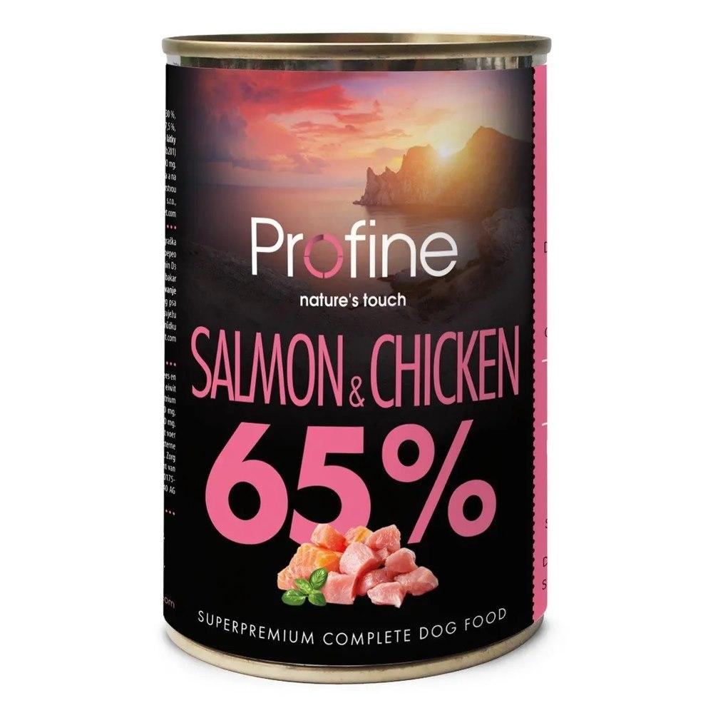 Вологий корм Profine Salmon and Chicken для собак з лососем та куркою 400 г