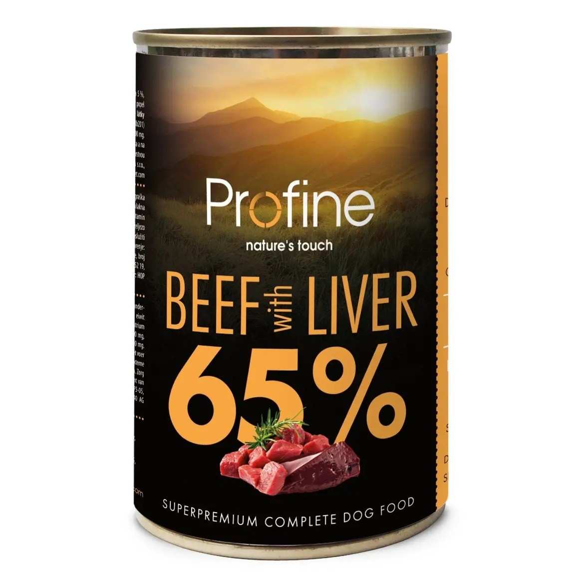 Вологий корм Profine Beef and Liver для собак з яловичиною та яловичою печінкою 400 г