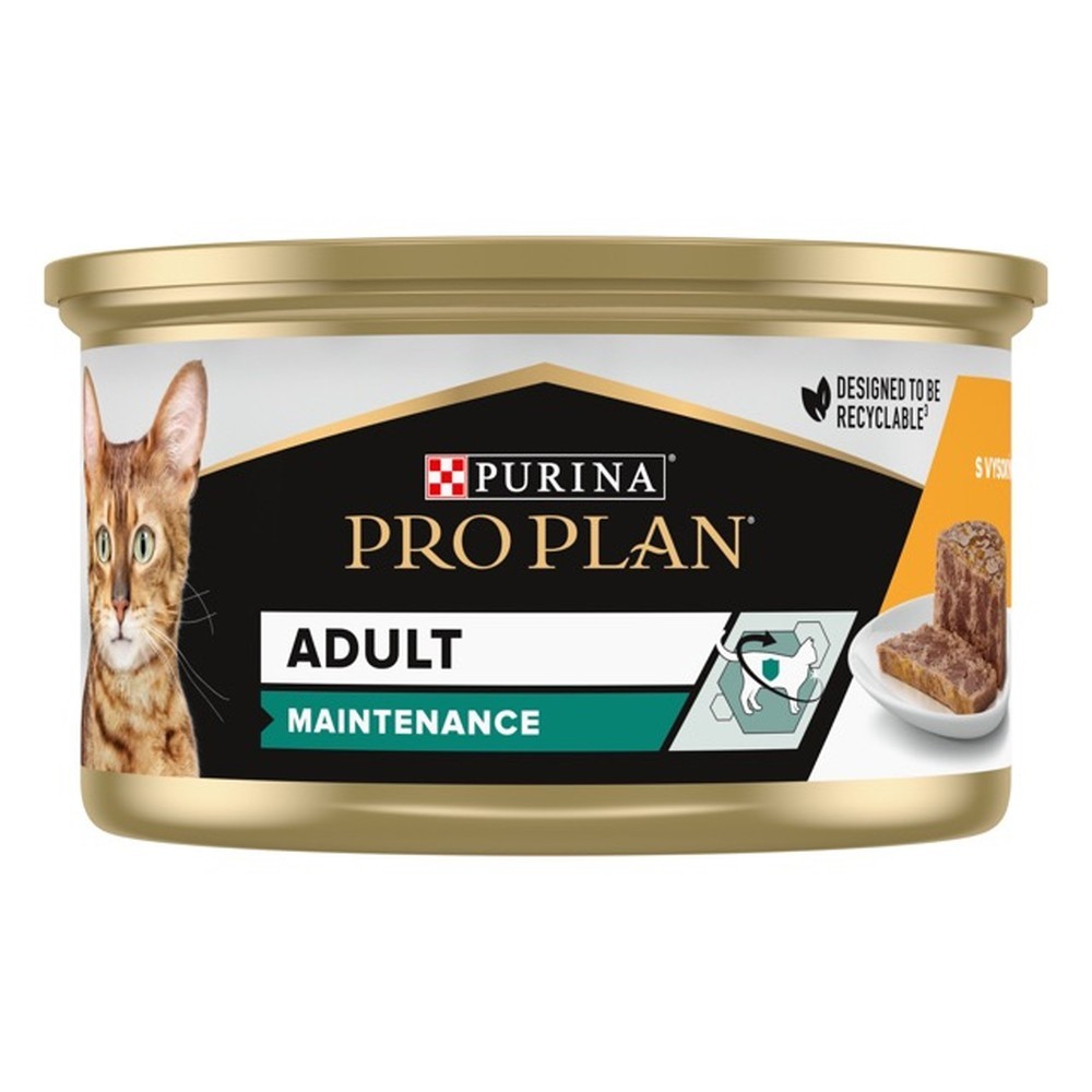 Purina Pro Plan Adult Maintenance кусочки в паштете с курицей для взрослых кошек 24х85 г