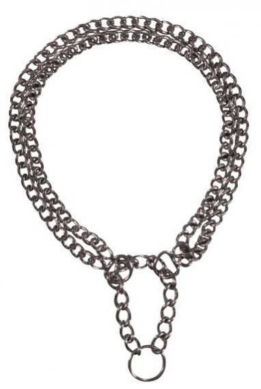 Ошейник Trixie Semi-Choke Chain для собак двухрядный хромированный, 45 см (2243)