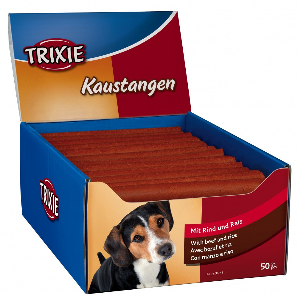 Лакомство Trixie Chewing Sticks для собак с говядиной, 50 шт